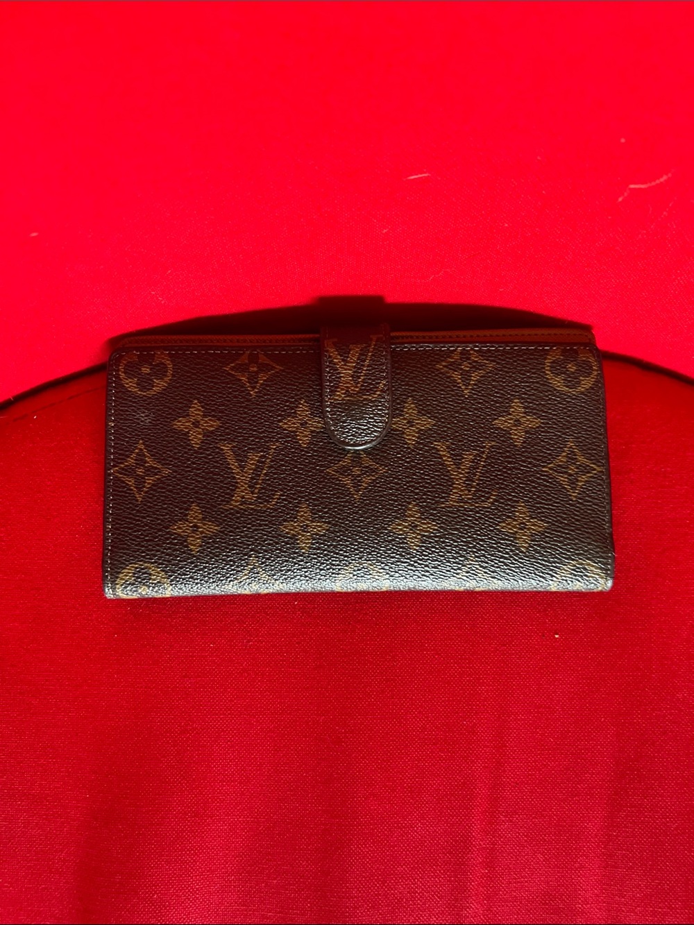 Monogram Continental Snap Wallet in Brown